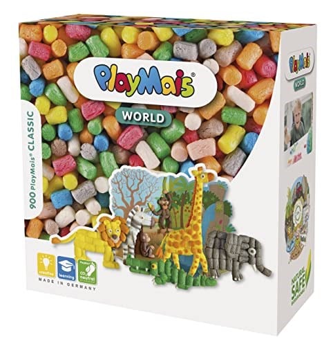 PlayMais WORLD Jungle el işi seti, 3 yaşından büyük çocuklar için, yaklaşık 1000, el işi için şablonlar ve talimatlar (Türkçe olmayabilir) | çocuklar için hediyeler | yara - Seçenekler: Orman, Prenses