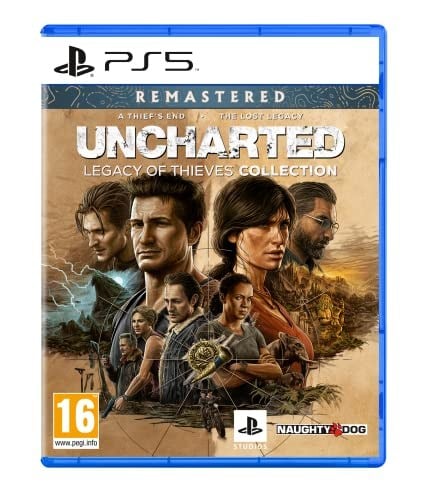 PlayStation Uncharted: PS5 için Legacy of Thieves (Remastered Collection) (%100 kesilmemiş versiyon) (Almanca ambalajı)