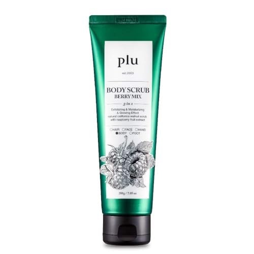 Plu Original Body Scrub Berry Mix 200 gr Kırmızı Meyveli Vücut Peelingi