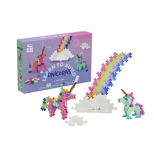 PLUS PLUS LEARN TO BUILD UNICORNS