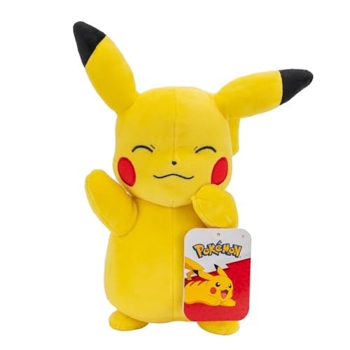 Pokémon PKW2696-20cm Peluş - Pikachu, Resmi Pokémon Peluş