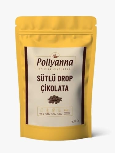 Pollyanna Sütlü Damla Belçika Çikolatası 400 Gr