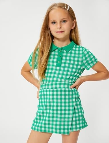 Polo Tişört Crop Kısa Kollu Düğme Detaylı Dar Kalıp