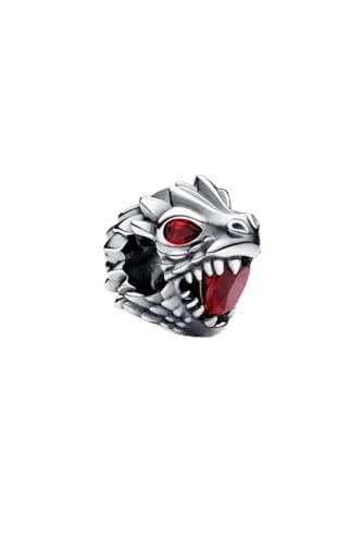 POSEİDONS JEWELLERY Ejderha Charm Gümüş Tek Ebat