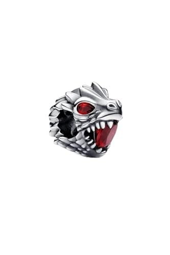 POSEİDONS JEWELLERY Ejderha Charm Gümüş Tek Ebat