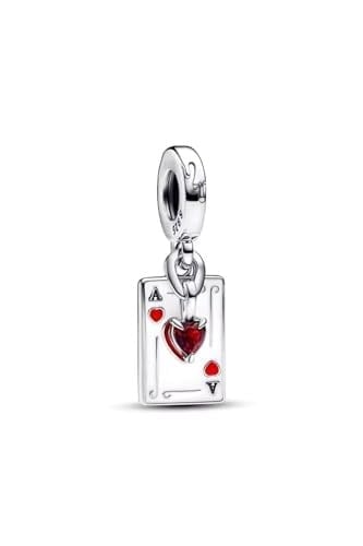 POSEİDONS JEWELLERY Gümüş ''KÖTÜLER'' Kupa Kızı Çift Sallantılı Charm Gümüş Tek Ebat