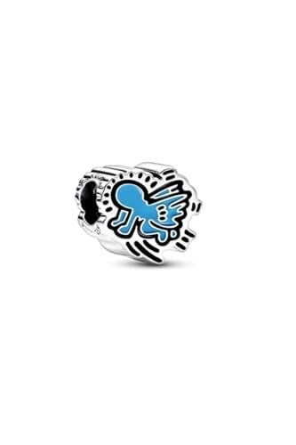 POSEİDONS JEWELLERY Radiant Angel Charm Mavi Tek Ebat