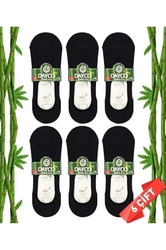 Premium Dikişsiz Erkek Bambu Babet Çorap Füme 6lı Set - 41-45 - C106FUME-6