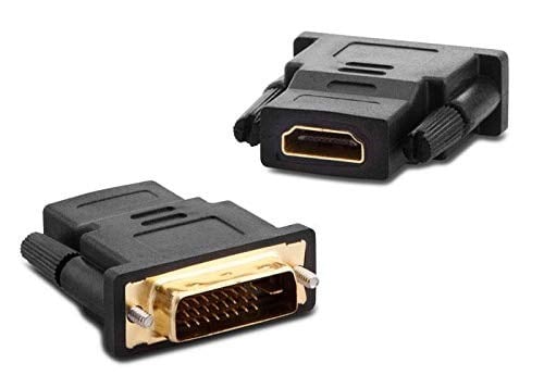 PrimeX Plus PX-1815 DVI to HDMI Adaptör, 24+1 Dvi Erkek to Hdmi Dişi Görüntü Çevirici, 1080P Full HD DVI HDMI Dönüştürücü Aparat, PC Ekran Kartı Laptop Monitör TV Projeksiyon Bağlantı Adaptörü