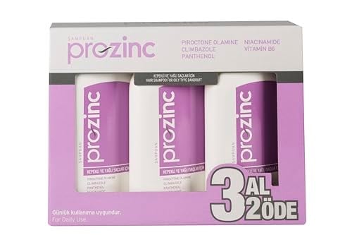 Prozinc Kepekli ve Yağlı Saçlar Arındırıcı Şampuan 300 ml 3 Al 2 Öde