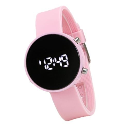 Pudra Pembe Led Büyük Kız Çocuk Kol Saati ST-304040
