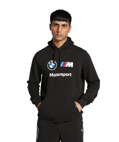 PUMA BMW MMS ESS Hoodie FT Sweatshirt Üniseks Yetişkin