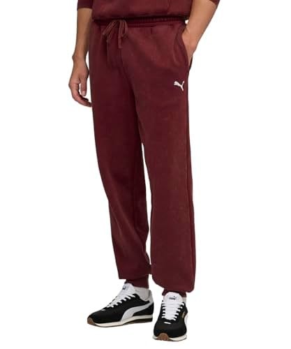 PUMA Ess Elevated Relaxed Wash Sweatpants Fl Örgü pantolon Erkek