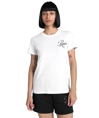 PUMA Ess Script Tee Tees Üniseks Yetişkin