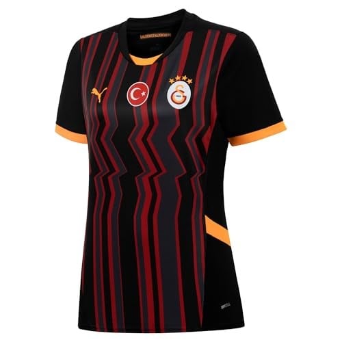 PUMA Galatasaray 2024/25 Üçüncü Kadın Siyah Futbol Forması 77965803