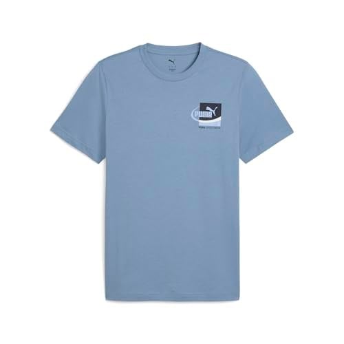 PUMA Graphic Small Box Tee Tees Üniseks Yetişkin
