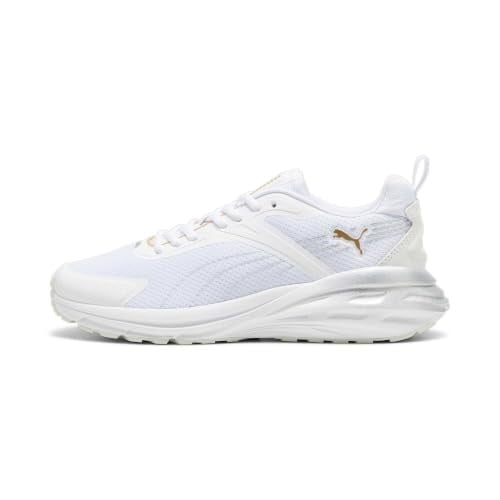 PUMA Hypnotic Metallic Shine Unisex Yetişkin Koşu Ayakkabısı, PUMA Black-PUMA Silver-Gold, 42