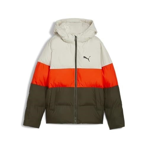 PUMA Poly Hooded Puffer Jacket Polyball Üniseks Yetişkin