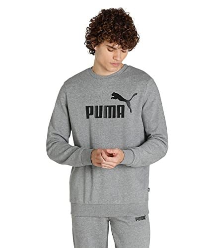 Puma Unisex Yetişkin Essentials Big Logo Crew Men's Sweater Kapüşonlu Sweatshirt