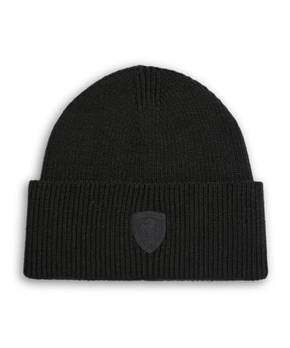 PUMA Unisex Yetişkin FERRARI PRO Mid Crown Beanie Şapka Puma Black Tek Beden