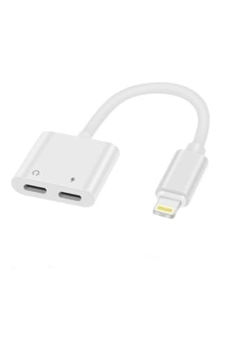 PWR AC08 2 in 1 Lightning Dönüştürücü, Beyaz BBPWRAC08