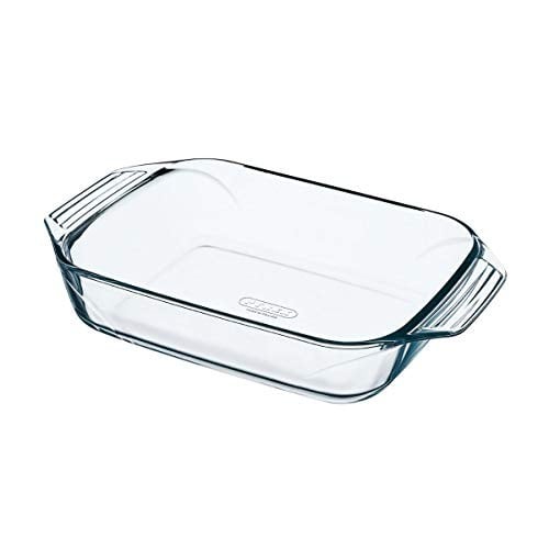 Pyrex - Karşı konulmaz - Dikdörtgen cam pişirme kalıbı, şeffaf, 31 x 20 cm