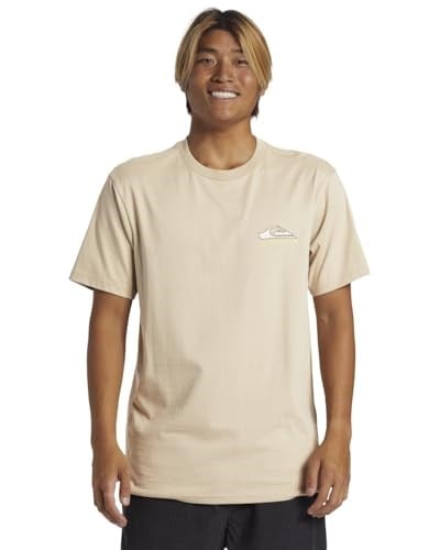 Quiksilver Aqyzt09563 Step Up Mor Bej Erkek T-Shirt