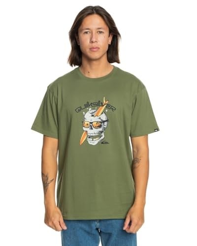 Quiksilver Eqyzt07674 One Last Surf Ss Siyah Erkek T-Shirt