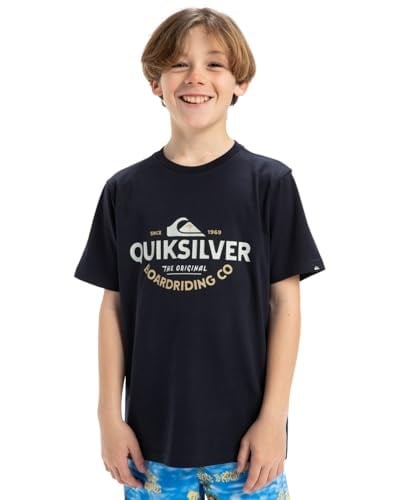 Quiksilver Erkek Ev Typed Out Ss YTH Tişört (1'li Paket)