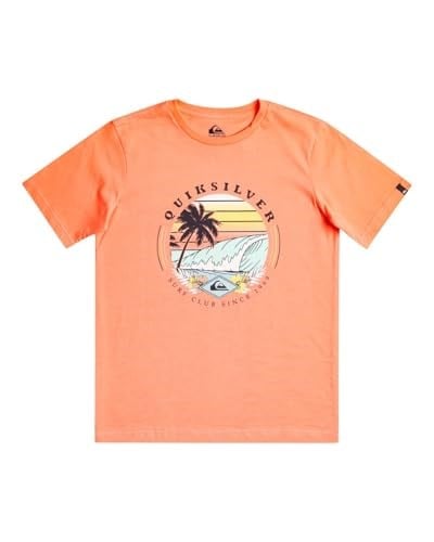 Quiksilver Qssurfclub B Çocuk Kısa Kollu T-Shirt Turuncu XL/16 Mercan