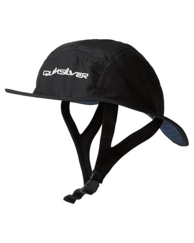 Quiksilver Surfari 2.0 Kova Şapka - Siyah - Eva Köpük Astarlı Siper. %100 Polyester. %100 Polyester - Polyester Armürlü kumaş -