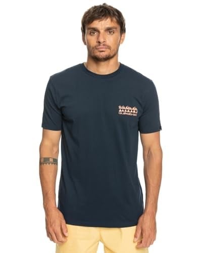 Quikspray M Erkek Çok Renkli Günlük Stil T-shirt EQYZT07222-BYJ0
