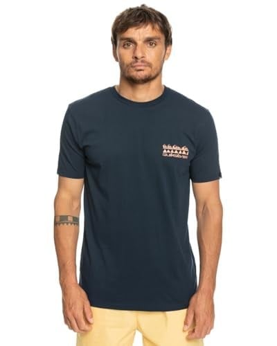 Quikspray M Erkek Çok Renkli Günlük Stil T-shirt EQYZT07222-BYJ0