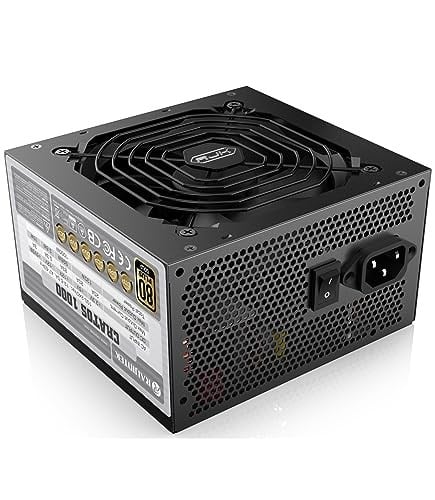 RAIJINTEK CRATOS 1000 Siyah, 80PLUS Altın, ATX, 1000W, Tam Modüler Güç Kaynağı, 5 Yıl Garanti (0R30B00005)