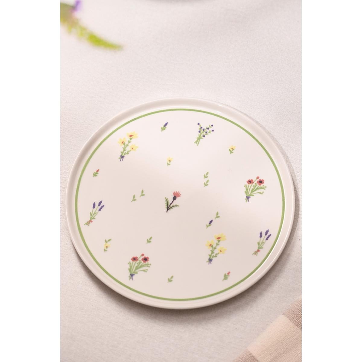 Rakle Botanical Seramik 4'lü Servis Tabağı Seti 26,5 Cm