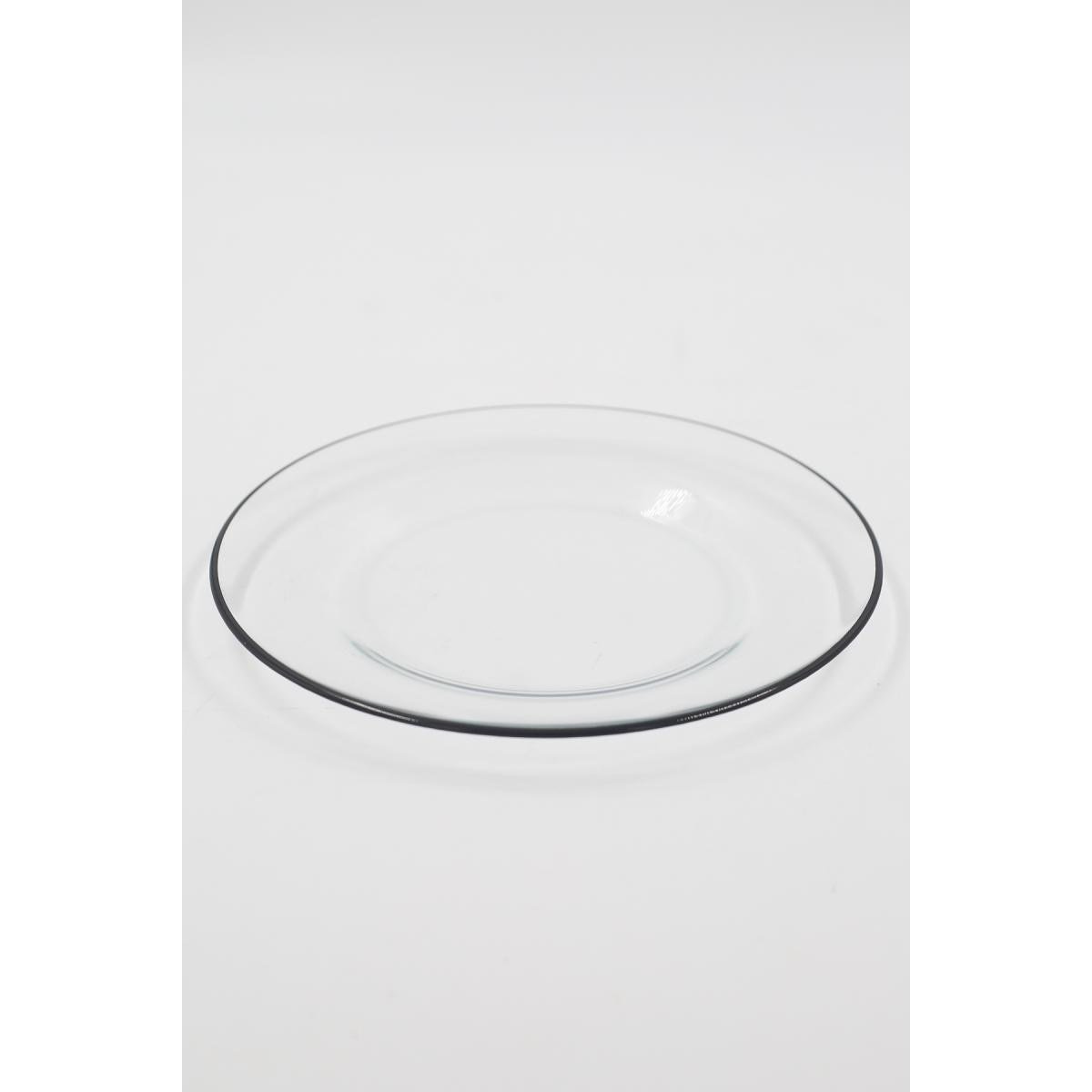 Rakle Pure Black 4'lü Pasta Tabağı Seti 19 Cm