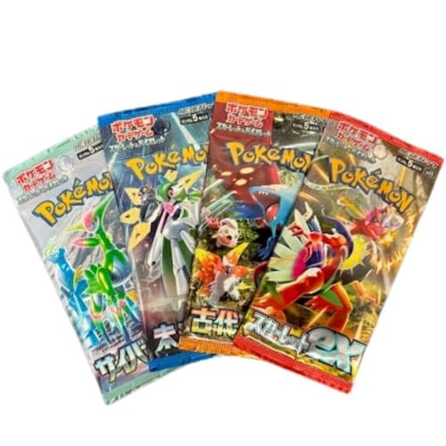 Random Pokemon Japon Booster Seti, 4 Adet