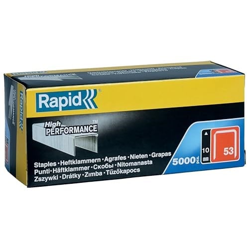 Rapid 53/10 5M Zımba Teli (Galvaniz) - Bedenler: 8 mm, 10 mm, 14 mm
