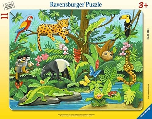 Ravensburger 51403 Çer Hayvanlar Puzzle, 11 Parça