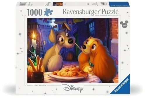 Ravensburger Disney 1000 Parça Leydi ve Sokak Köpeği Puzzle