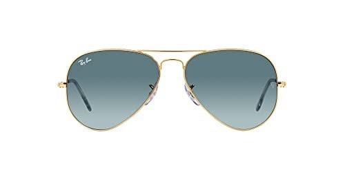 Ray-Ban Rb3025 Klasik Havacı, Altın/Mavi Gradyan Gri, 55 mm