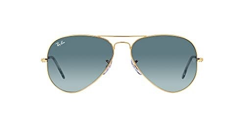 Ray-Ban Rb3025 Klasik Havacı, Altın/Mavi Gradyan Gri, 55 mm