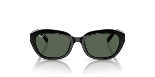 Ray-Ban RJ9081S Kelebek Güneş Gözlüğü, Siyah/Koyu Yeşil, 48 mm