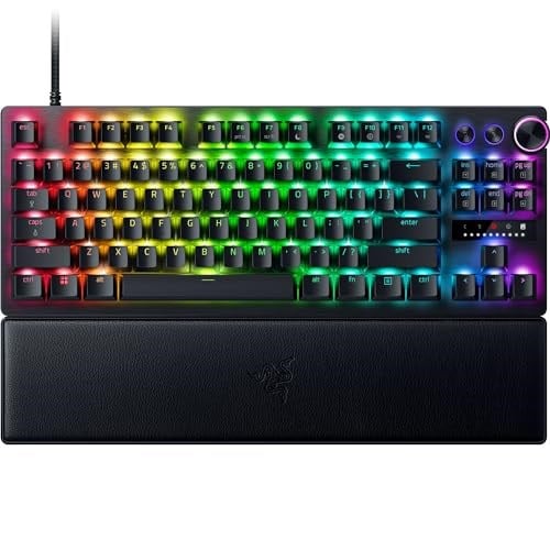 Razer Huntsman V3 Pro Tenkeyless - Sayısal Tuş Takımsız Analog Optik E-Spor Klavye - Razer Snap Tap & Hızlı Yangın Tetikleyici (Kontrol  - Seçenekler: Huntsman V2, Huntsman V2 PUBG, Huntsman V3 Pro...