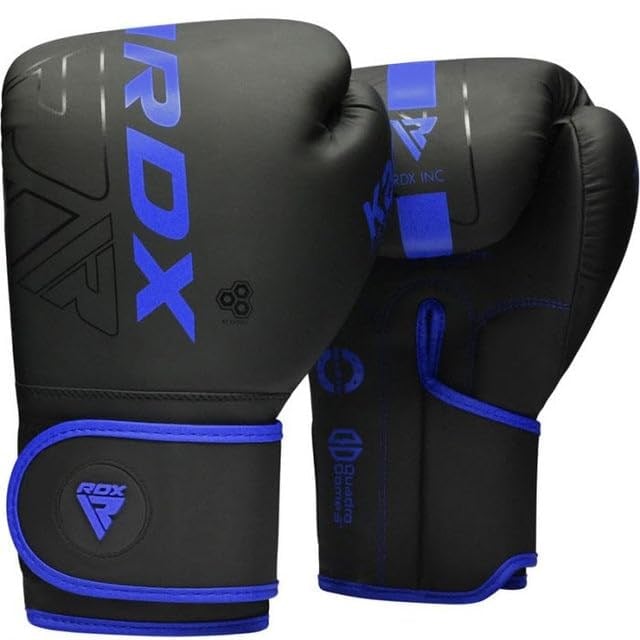 RDX Kara F6 Mat Boks Eldiveni Profesyonel Sparring ve Antrenman Eldiveni