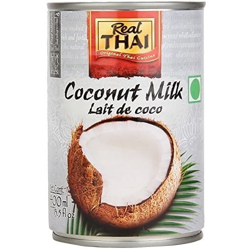 Real THAI Orijinal Tayland Mutfağı Hindistan Cevizi Sütü Lite, 14 fl oz 400 ml