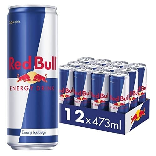 Red Bull Enerji İçeceği 473 ml (12'li Paket, 12 x 473 ml)