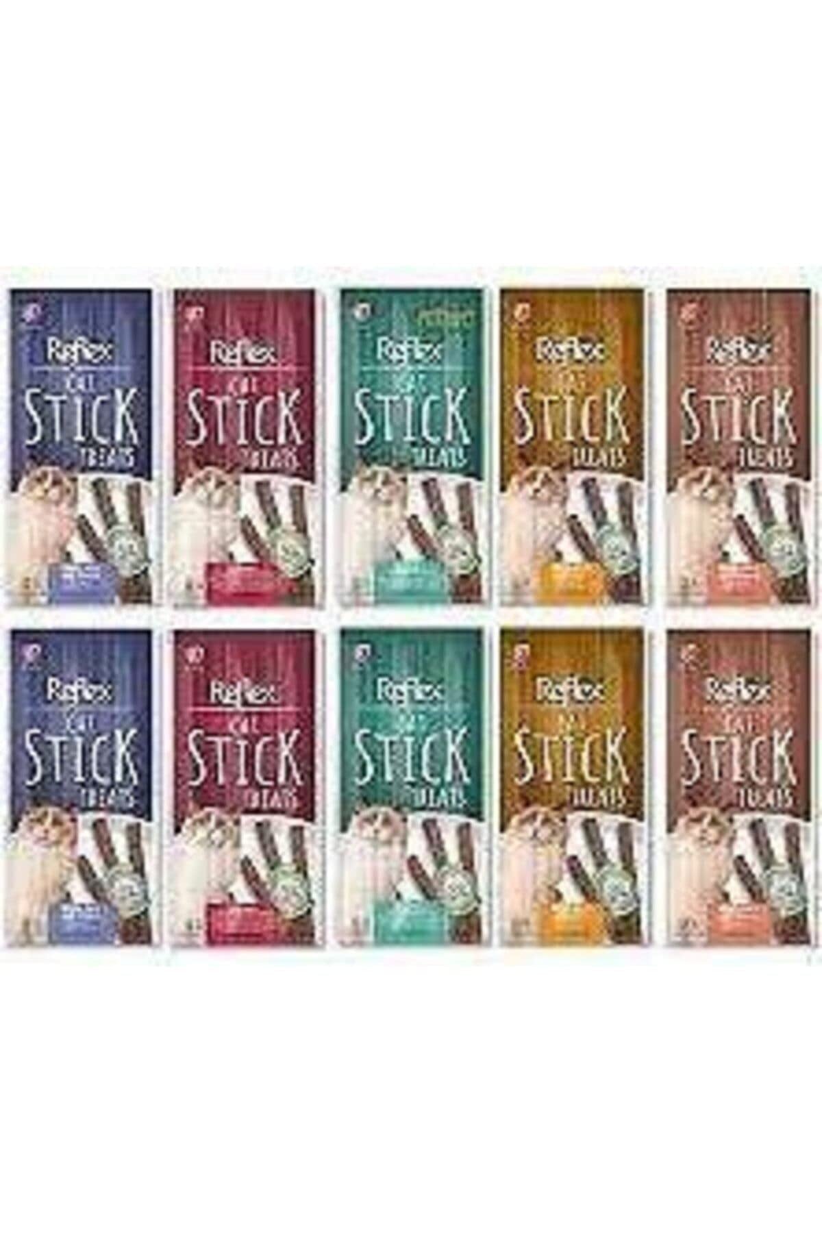 Reflex Stick Kedi Ödülü 3x5 Gr 10 Paket Kedi Ödül Çubuğu Maması