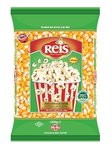 Reis Patlatmalık Mısır (Popcorn) 1 kg