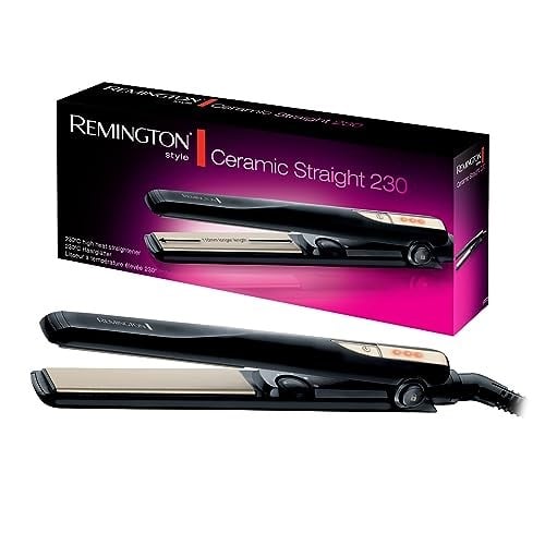Remington Saç Düzleştirici (4 Kat Koruma: Antistatik Seramik Turmalin Kaplama - Eşit Isı Dağılımı, Daha Düşük Statik Yük ve Ipeksi Parlaklık) Saç Düzleştirici S1005